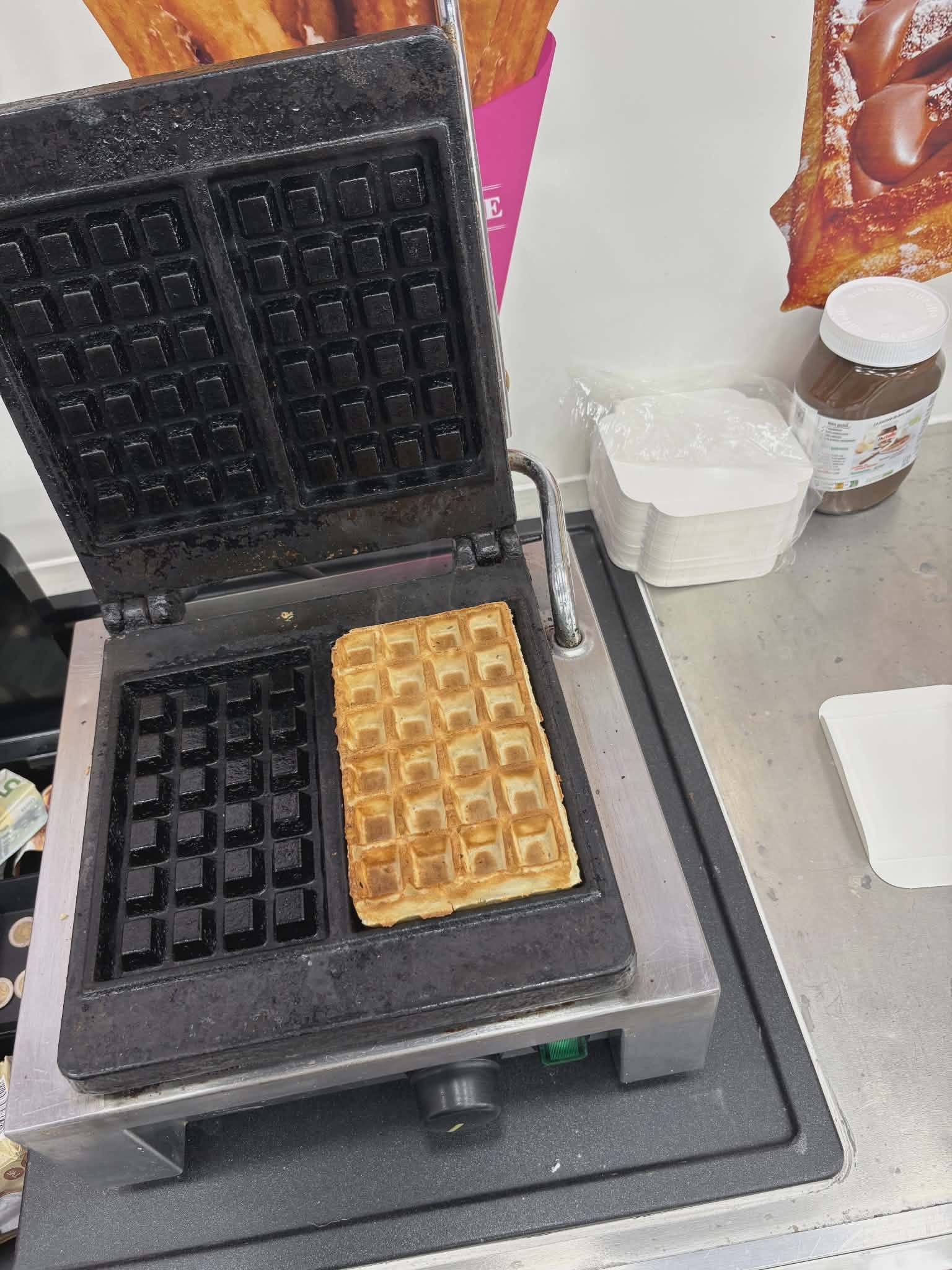 Gaufrier professionnel