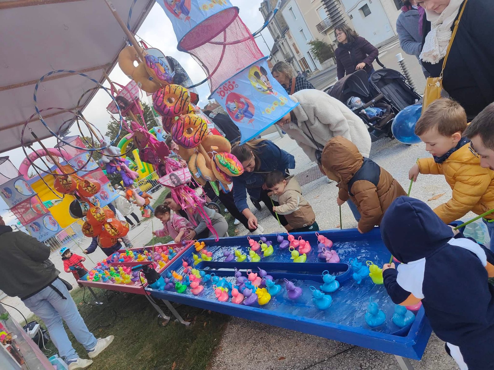 Stand de pêche aux canards